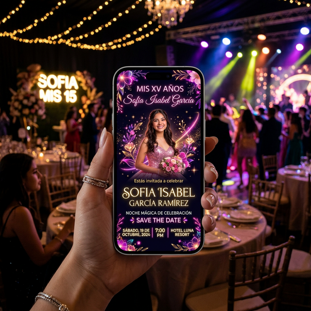 Invitaciones para XV Años